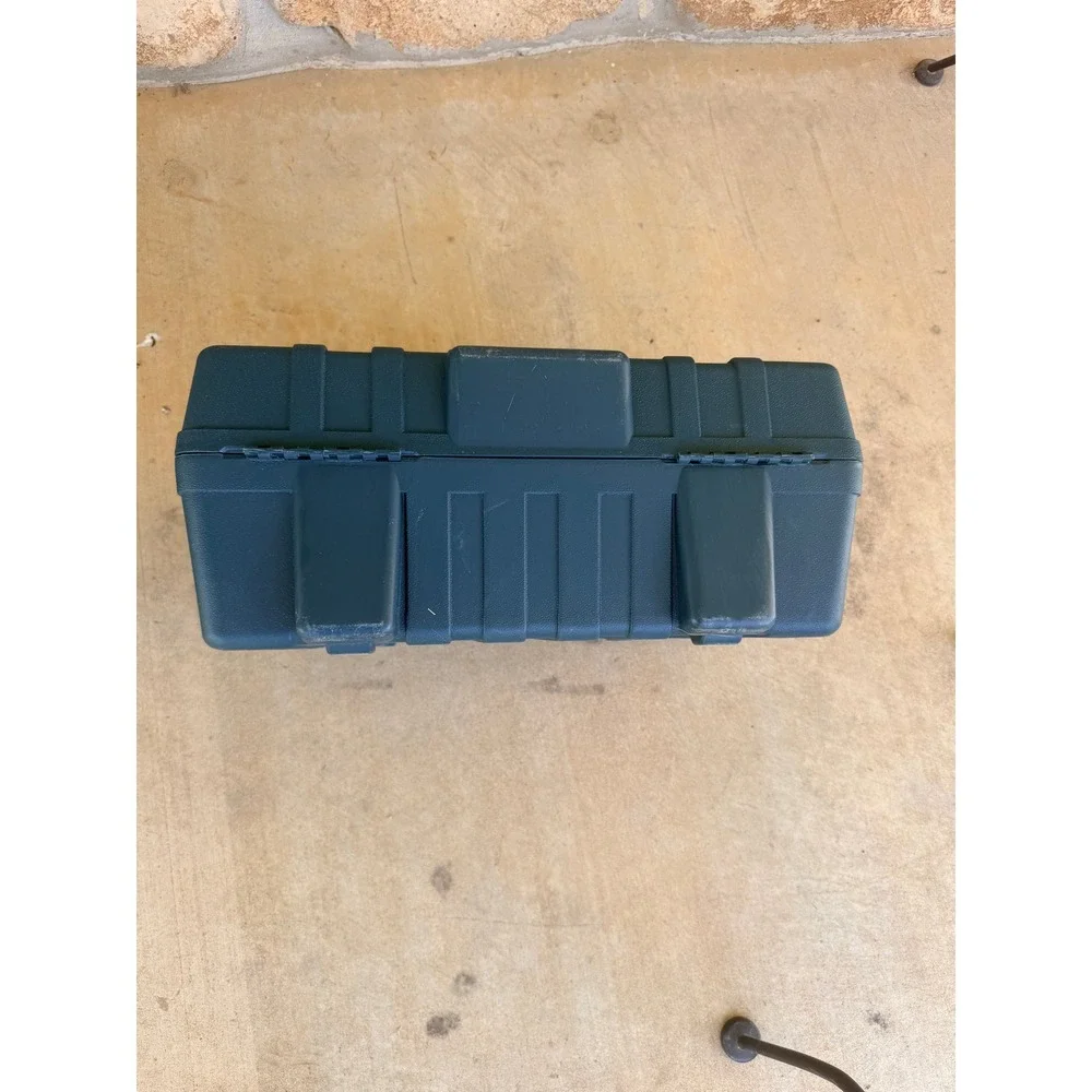 Bosch Blue Plastic Hard Shell Power Tool Carrying Case with Red Latches 19x15x6